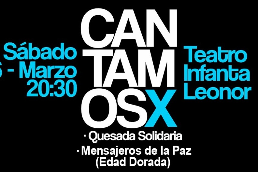 Concierto solidario Cantamos X Quesada solidaria y Edad Dorada Mensajeros de la Paz